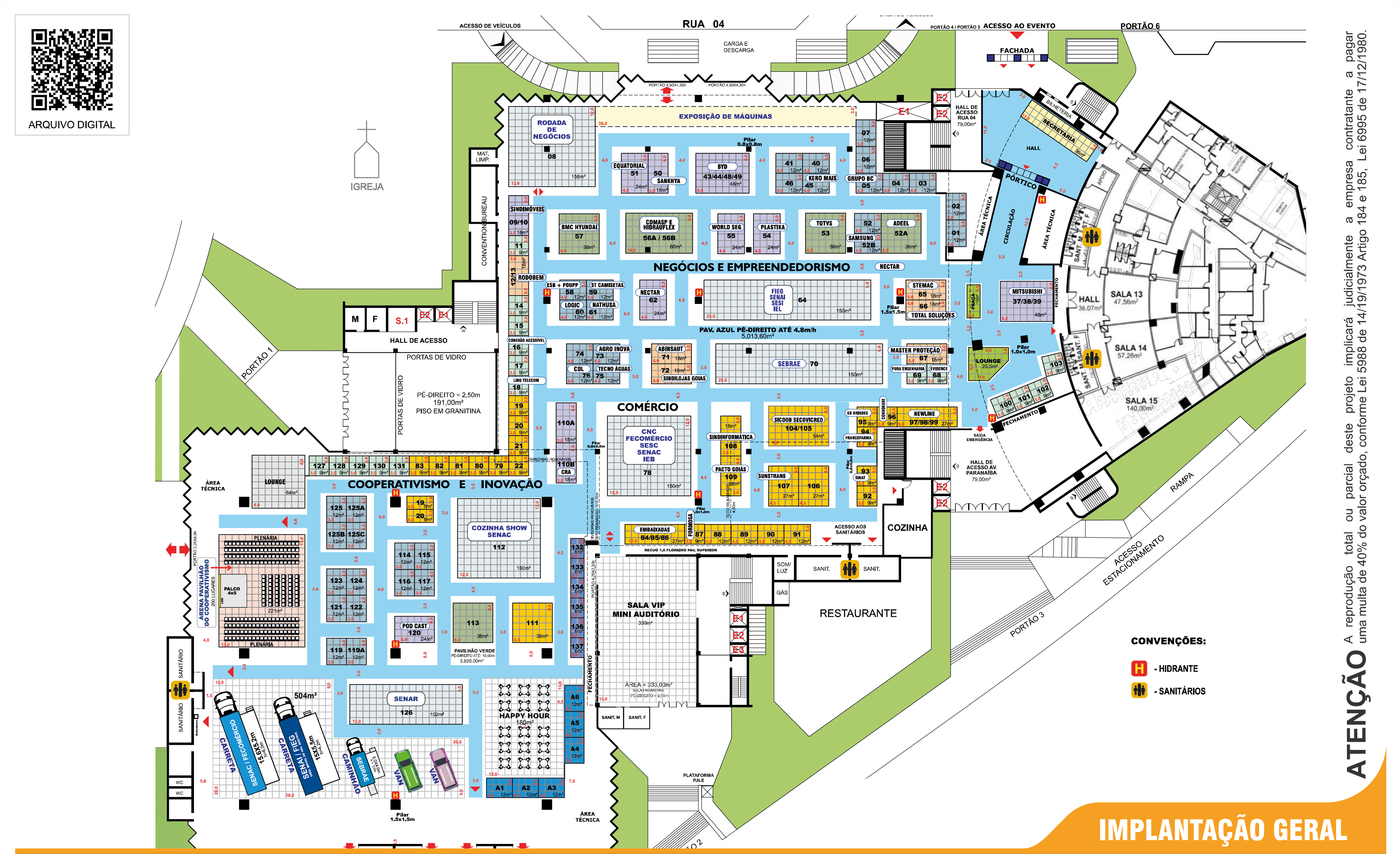 Mapa da Expoind